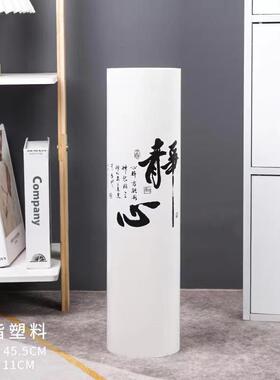 树脂花瓶落地客厅插花摆件水培富贵竹百合花瓶欧式大号立式花瓶
