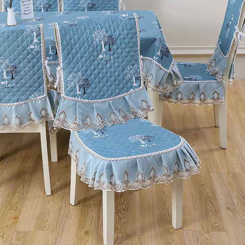 简约现代通用椅子套坐垫椅套桌垫家用餐椅垫套装长方形餐桌布布艺,淘宝优惠券,粉丝福利购,淘宝优惠卷