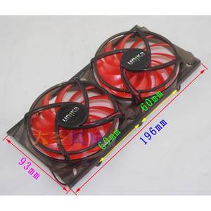 双敏GTS450 GTX550TI HD6850 HD5830 HD6790 DDR5 显卡双风扇