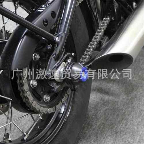 适用雅马哈MT03 R3 MT25 R25改装前后轮防摔球 前后轮轴防摔胶 - 图1