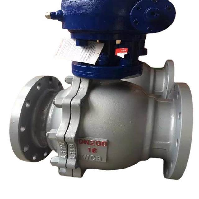 Chemical Industry Department Standard Ball Valve Q341W-10R Manual Worm Gear Flange Ball Valve Industrial Degreasing Ball Valve