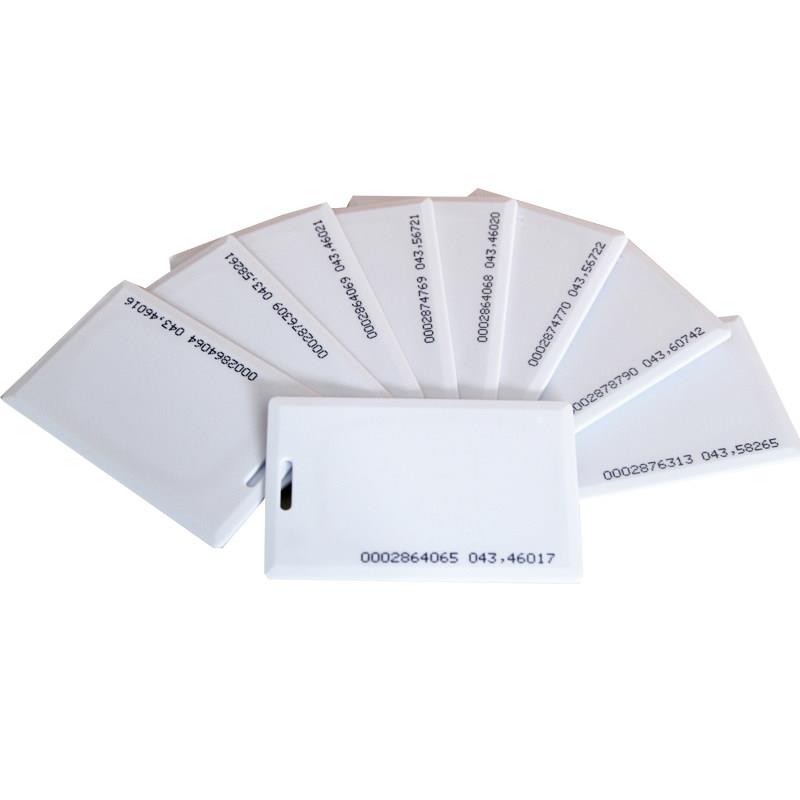 Inductive attendance machine ID attendance card consumer card access control machine ID thick card printing and production IC member recharge smart card