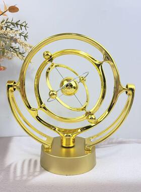 永动006不创意摆件球永模动仪桌面停天体仪轨道型旋转磁性地摇摆