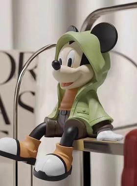 绿色坐姿披风米奇高级感入户玄关客厅电视柜酒柜轻奢手办摆件