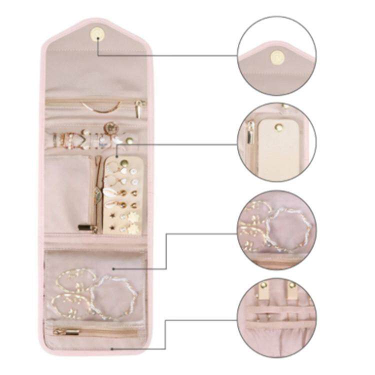 时尚便携首饰包高档项链耳环钉饰手镯戒指布艺随身饰品旅行收纳袋,淘宝优惠券,粉丝福利购,淘宝优惠卷