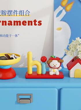 创意玄关钥匙收纳摆件入户门口过新年新春氛围装饰品乔迁新居礼物