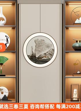 新中式软家居摆设样板房间装饰柜品茶室客厅酒玄关博古JY546990架