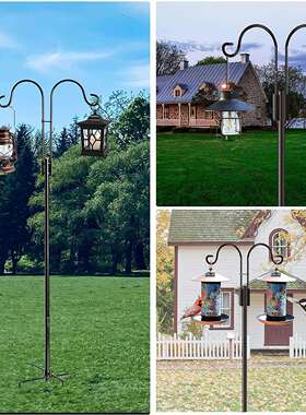 亚马逊钩牧羊铁艺挂灯支外架金属工艺品户XPH花钩园庭院灯挂草坪