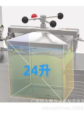 电热燃气油炸锅压力鸡排炉美式商用电炸锅鸡腿鸡翅炸炉摆摊
