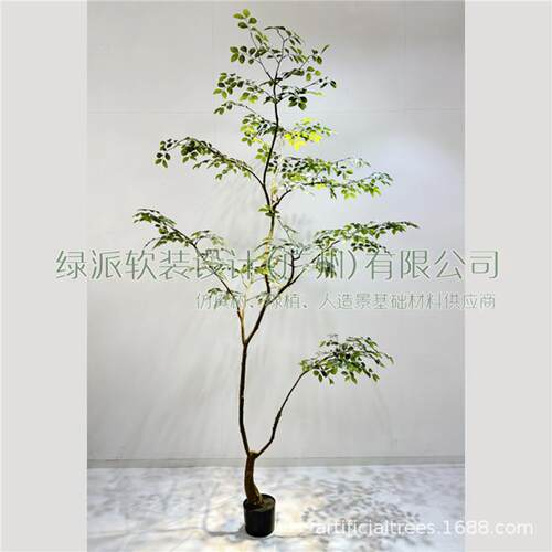 仿真绿植十大功劳蔷薇树花栀子树植物造景家居室内橱窗装饰树摆件 - 图2