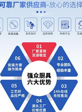 上海学校食堂厨房设备 幼儿园厨房设备 机关单位食堂厨具工地食堂