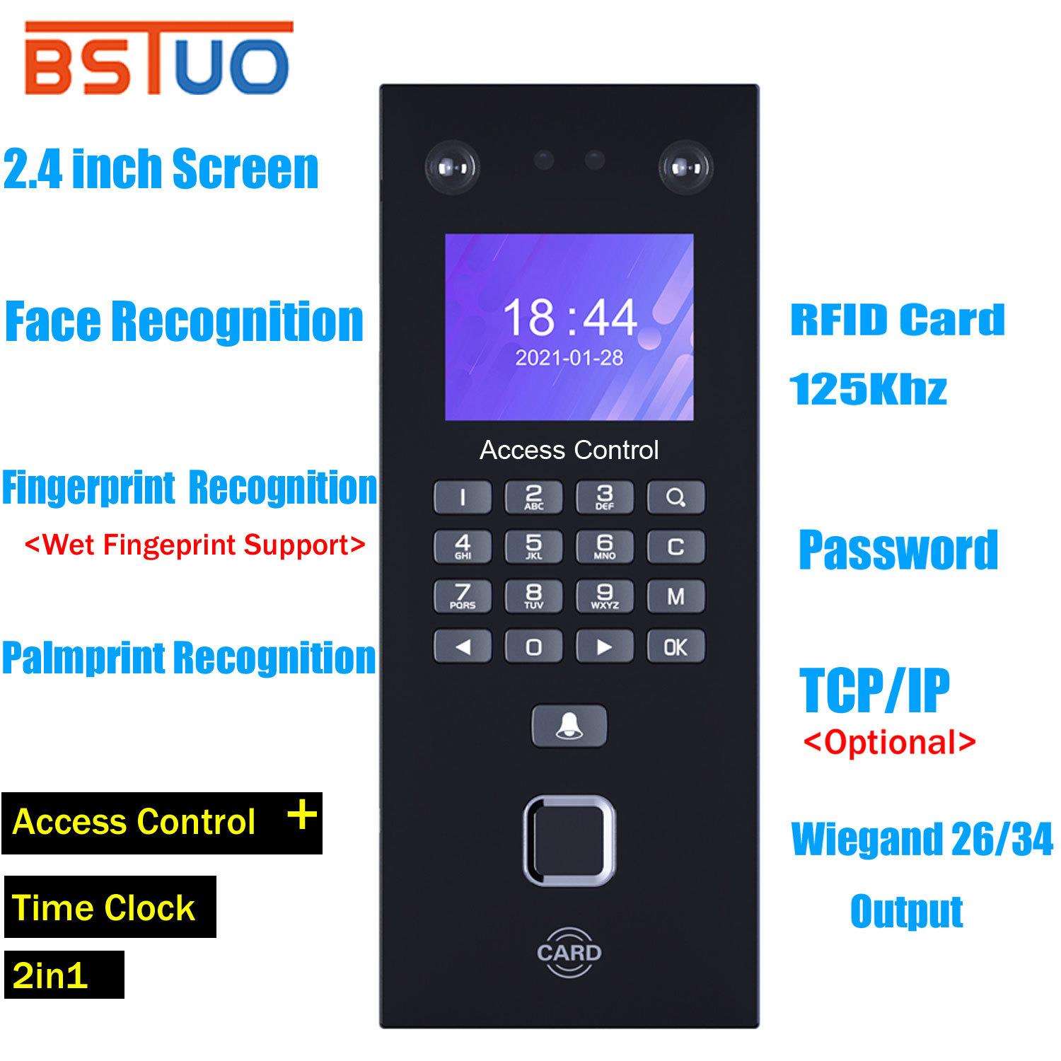 Face recognition attendance access control facial punch card machine palm print recognition fingerprint card swipe card access control machine time attendance machine foreign trade