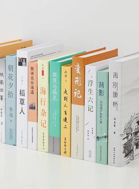中国文学简约假书人工书装饰创意家居客厅书盒模型书装饰
