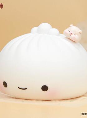 包子拍拍灯七彩可变色解压小夜灯摆摊氛围装饰新年礼物公仔可爱风