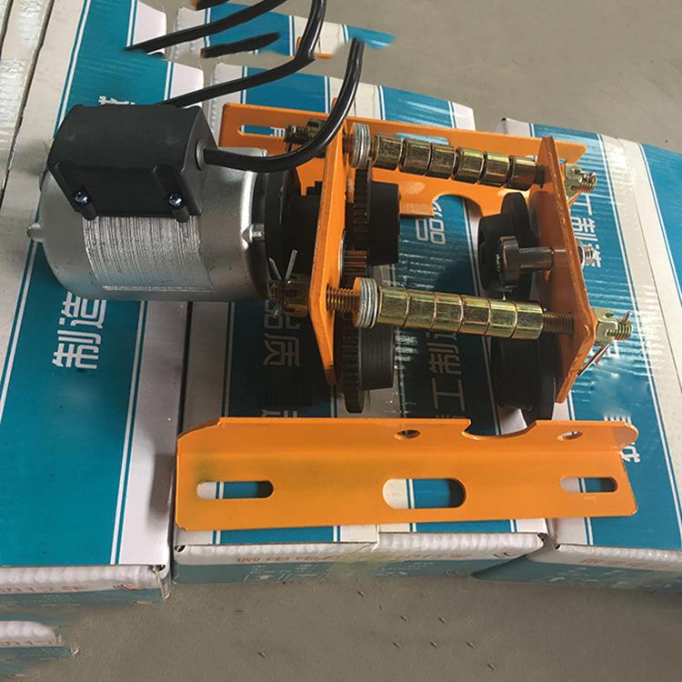 微型电动葫芦跑车家用手拉手推跑车工字钢行车1吨微电葫芦 - 图2