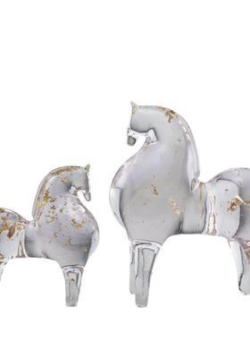 美豹关现代中新式葫芦摆件厅玄电视柜家居透明树客132脂雕塑人物