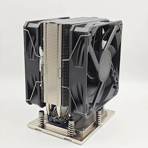 酷秸珂LGA4677 CPU6热管散热器 6U塔式AMDSP5 4189 SP5散热双风扇 - 图1