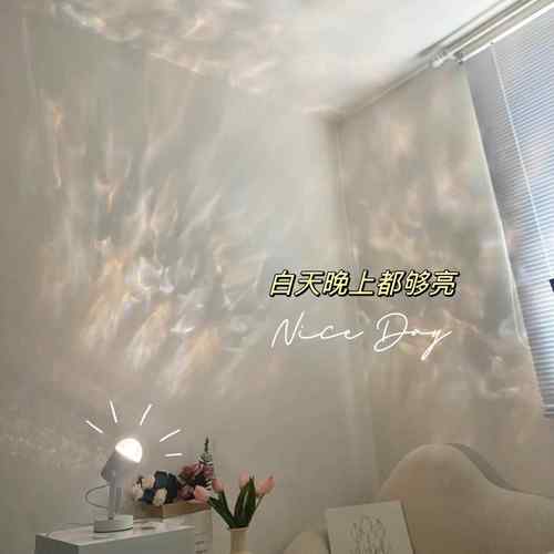 【水波纹】气氛灯投影直播投射灯美容落日灯酒店卧室网红灯装饰灯 - 图3