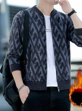 I 32488 Men's Casual Baseball Jacket 士棒球领夹克
