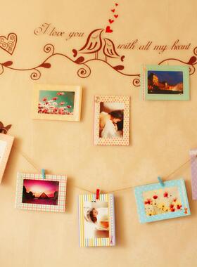 6-inch Panoramic 8 Photo Wall, Cozy Home-style Personalized