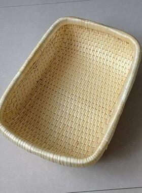 藤编柳编收纳筐笸箩馒头筐饼食品篮水果展示筐婚嫁针线筐大小号