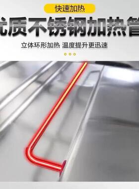 不锈钢保温粥车商用电热加热保温米饭胡辣汤售卖车早餐售卖台推车