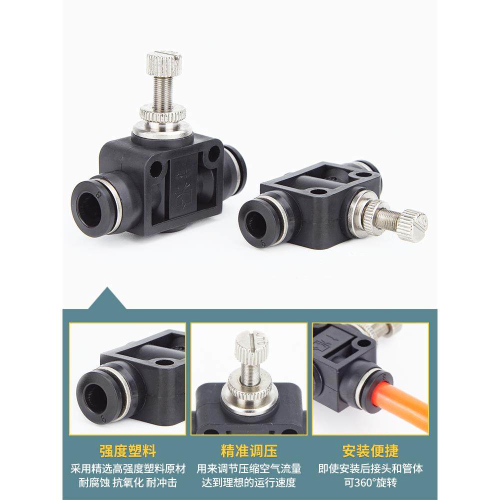 气动气管接头管道节流阀 LSA4 LSA6 LSA8 LSA10 LSA12 PA8/4/6/12,淘宝优惠券,粉丝福利购,淘宝优惠卷