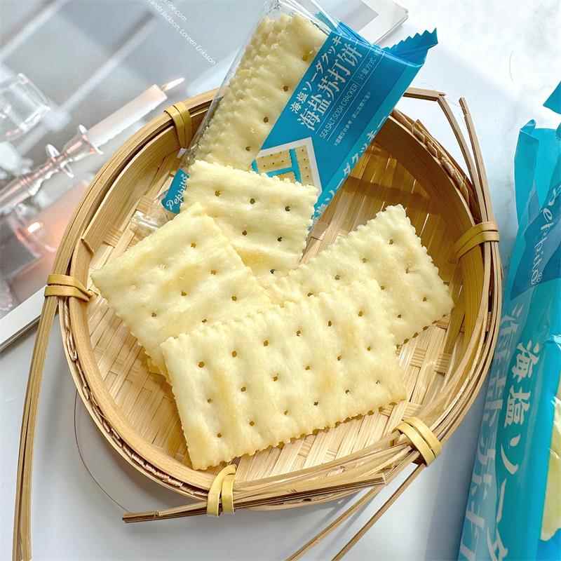 香港Peppito 无蔗糖苏打饼干405g海盐淮山燕麦咸味代餐早餐零食品