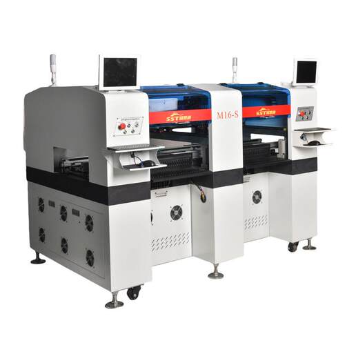 SMT贴片生产线设备厂家16头贴片机DOB灯珠电阻电容LED灯带贴片机 - 图3