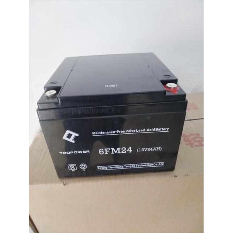 TOOPOWER天力蓄电池6FM120通讯系统 基站 路灯 UPS计算机12V120AH - 图1