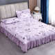 2025 new princess style bed skirt single piece bed cover dustproof four season bed cover with skirt edge cotton bed skirt sheet