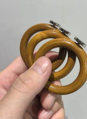 磁性木环植物底座空气凤梨架DIY冰箱磁铁磁性相框装饰强磁底座