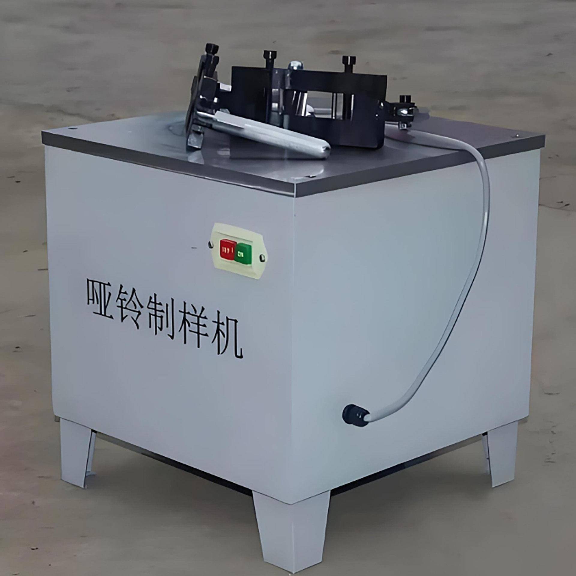 Dumbbell sample making machine, plastic pipe dumbbell type sample making prototype, electric milling cutter, sample preparation, tensile test specimen