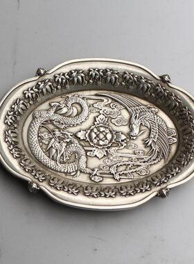 仿古笔洗文房四宝书法用品笔洗笔搁水碟盛墨汁墨水墨碟墨盒