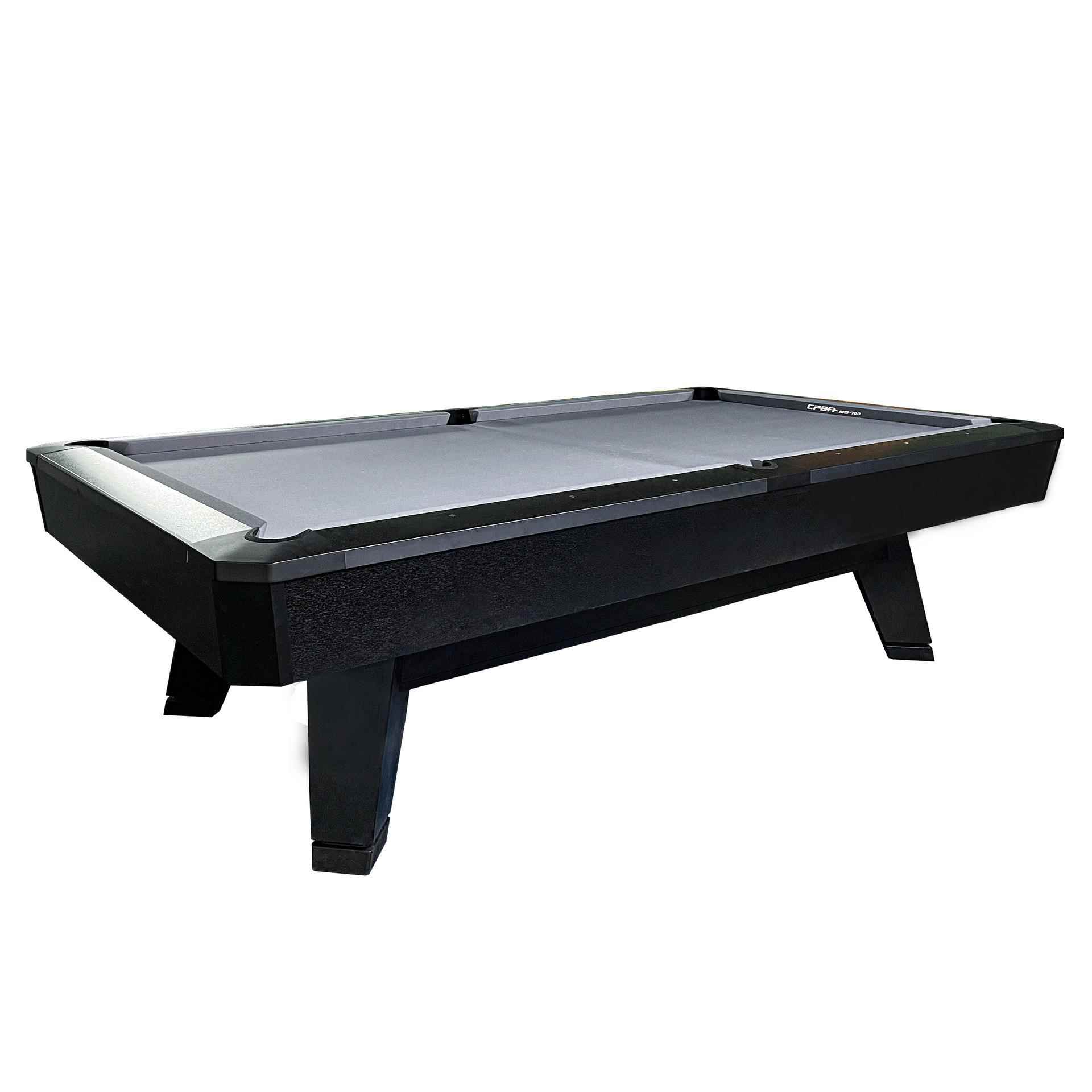 美式七代九球台球桌玄灰标准型境外跨境桌球家用台球俱乐部球房 - 图3