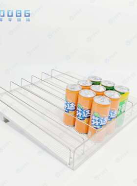自动售货机超市货架自重滑道货架滑道饮料推进器工厂直销白色款
