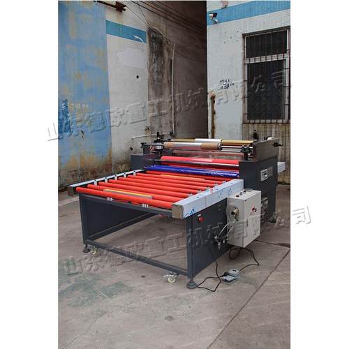 全自动覆膜机 家居出橱柜门窗表面粘膜机 淋浴房玻璃贴膜机 - 图3