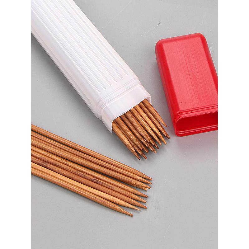 毛衣针双尖水晶针棒针竹针收纳盒针织工具套直针钢针延长针桶,淘宝优惠券,粉丝福利购,淘宝优惠卷