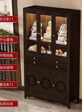 新中式佛龛供柜家用立柜财神爷柜子神龛观音佛像供台神台供桌香案