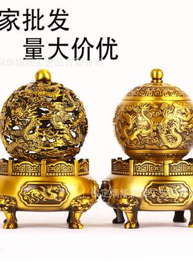 厂家黄铜制作九转乾坤香炉家居办公装饰品工艺品摆件