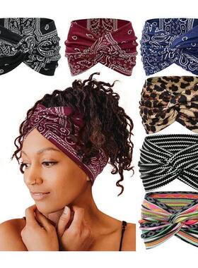 Yoga Headbands For Womens Hair Wide Thick Stchy Boho Tur