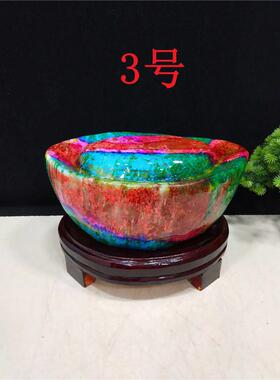 厂家直销奇石台湾七彩玉国画石天然原石观赏石居家装饰办公桌摆件