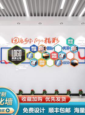员工风采文化墙照片墙创意照片框墙贴团队墙文化展示亚克力自粘