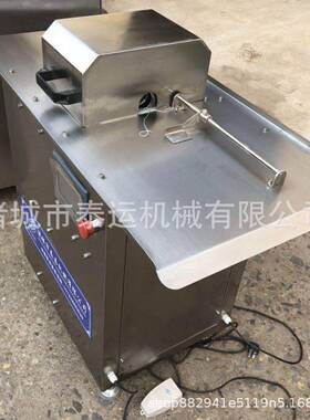 泰昌机械半自腊肠扎线机加香肠打机结商用风动干肠肉肠捆扎机器肠