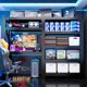 Computer desk lifting table desktop simple shelf e-sports table DIY multi-layer storage rack storage rack household storage rack