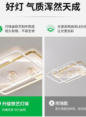 大观园客厅灯现代简约客厅主灯新款大灯吸顶灯轻奢餐厅卧室灯440L