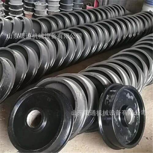 矿车轮对300mm铸钢矿车导向轮工矿防水耐磨翻斗式矿车轮子厂家 - 图1