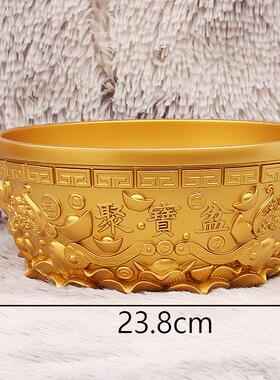 黄铜宝B-04801聚宝盆家品居客厅元庙堂装工饰铜盆礼景区热卖纯铜