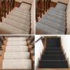 Solid wood stair step mat glue-free self-adhesive non-slip thickened solid color carpet home duplex indoor ladder customization