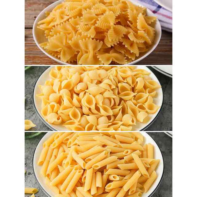 Imported Molly double-pointed shell butterfly spiral spaghetti 500g instant pasta for home use